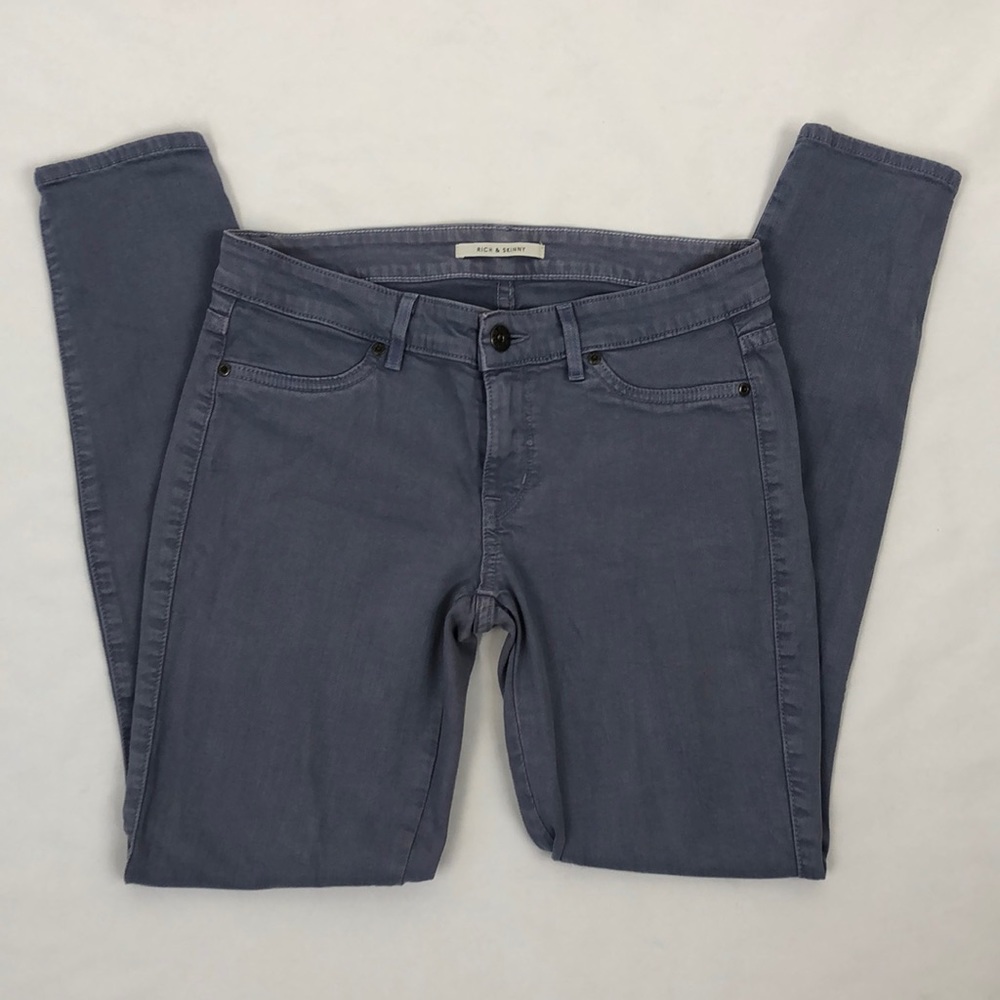 Rich & Skinny Gray Skinny Jeans Size 28 - Picture 2 of 7